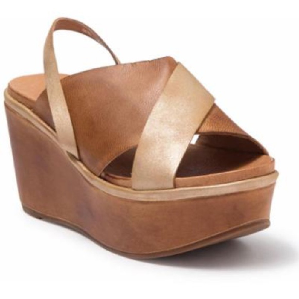 Women’s two tone platform Antelope 443 sandals